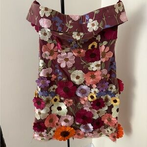 Showpo Floral Embroidered Dress